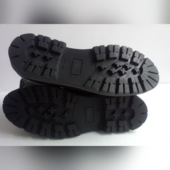 Shoe‎ The Bear Men\'s  Leather Boots Faux Shearling Lined Shoes Black Size12 $210 main image 7